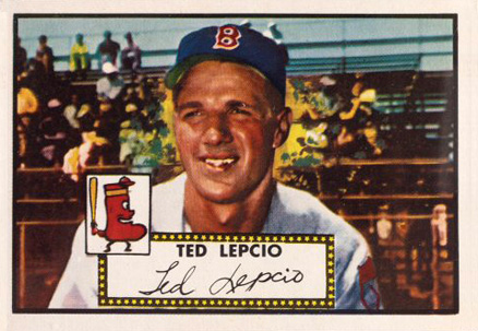 1952 Topps Ted Lepcio #335 Baseball Card