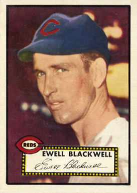 1952 Topps Ewell Blackwell #344 Baseball Card