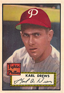 1952 Topps Karl Drews #352 Baseball Card