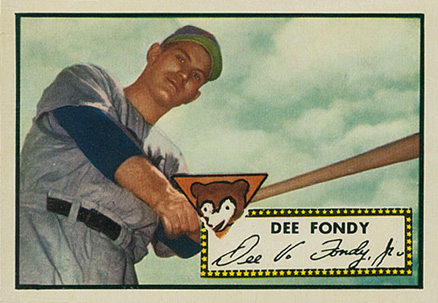 1952 Topps Dee Fondy #359 Baseball Card