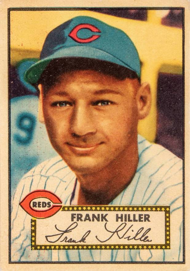 1952 Topps Frank Hiller #156g Baseball Card