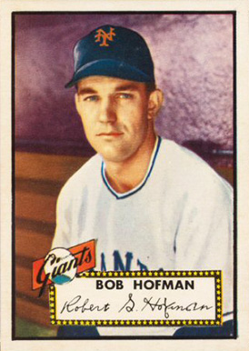 1952 Topps Bob Hofman #371 Baseball Card