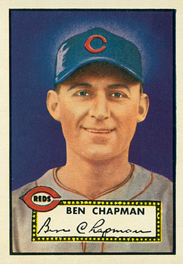 1952 Topps Ben Chapman #391 Baseball Card