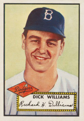 1952 Topps Dick Williams #396 Baseball Card