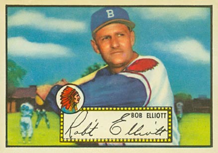 1952 Topps Bob Elliott #14 Baseball Card