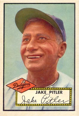 1952 Topps Jake Pitler #395 Baseball Card