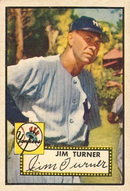 1952 Topps Jim Turner #373 Baseball Card