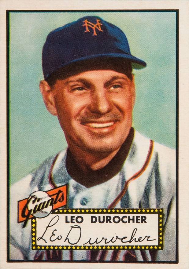 1952 Topps Leo Durocher #315 Baseball Card