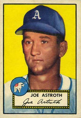 1952 Topps Joe Astroth #290 Baseball Card
