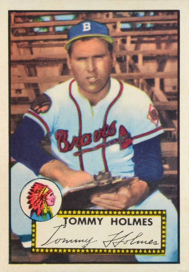 1952 Topps Tommy Holmes #289 Baseball Card