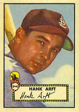 1952 Topps Hank Arft #284 Baseball Card