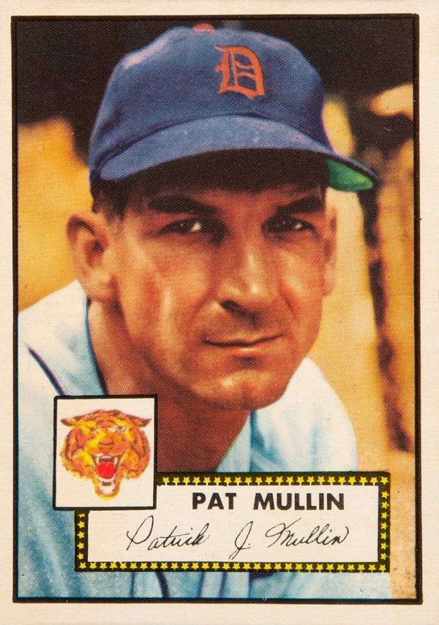 1952 Topps Pat Mullin #275 Baseball Card