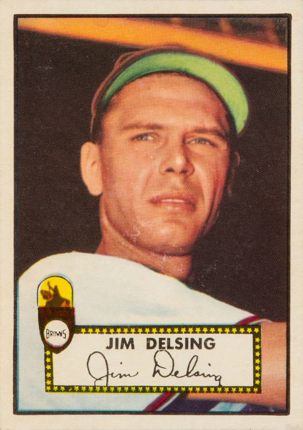 1952 Topps Jim Delsing #271 Baseball Card