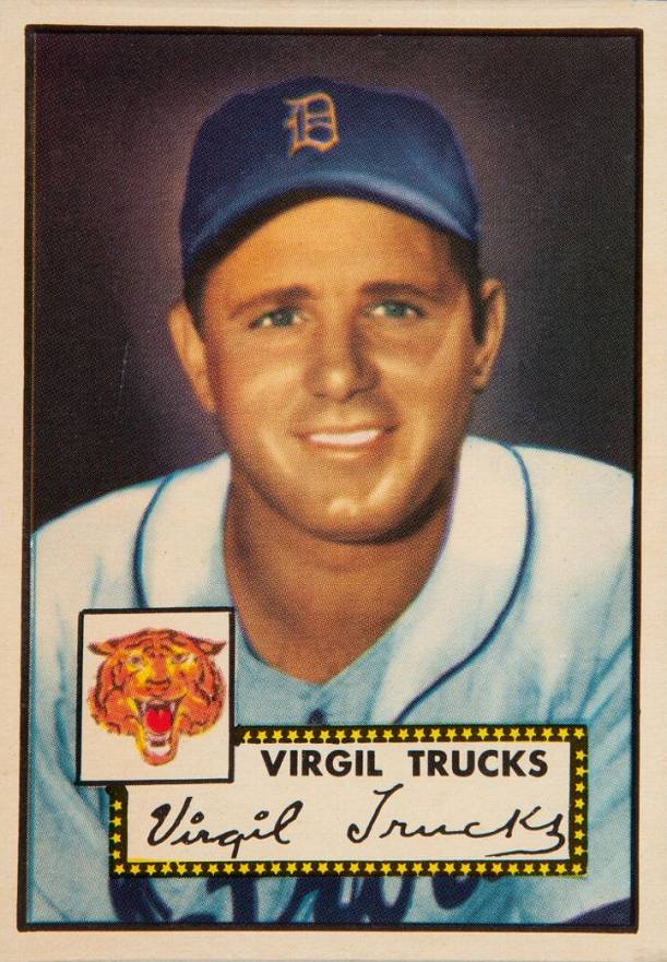 1952 Topps Virgil Trucks #262 Baseball Card