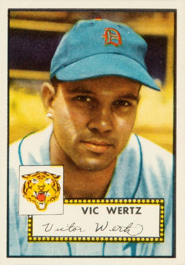 1952 Topps Vic Wertz #244 Baseball Card