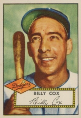 1952 Topps Billy Cox #232 Baseball Card