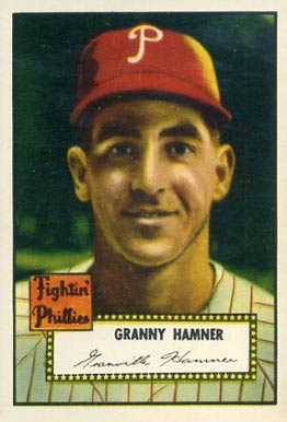 1952 Topps Granny Hamner #221 Baseball Card