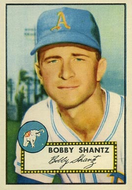 1952 Topps Bobby Shantz #219 Baseball Card