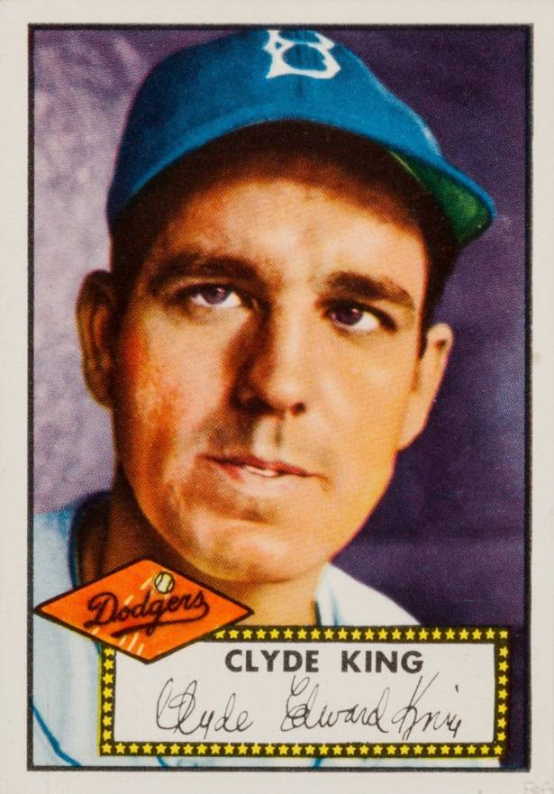 1952 Topps Clyde King #205 Baseball Card