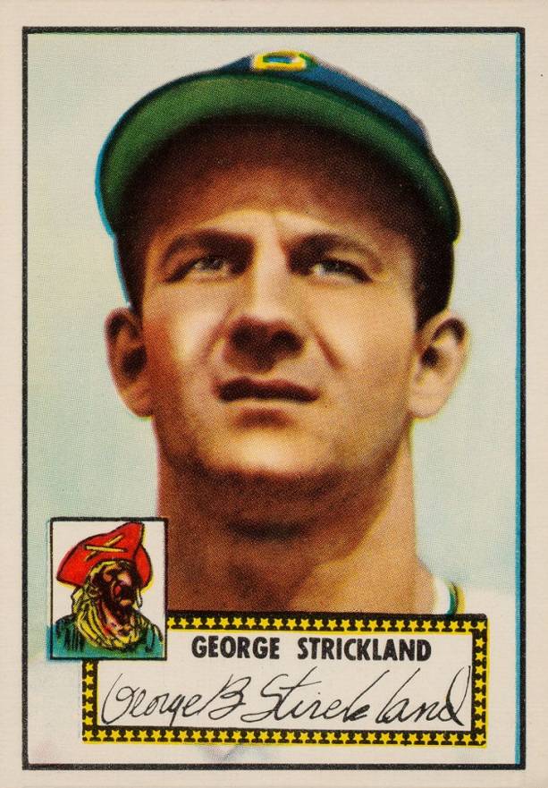 1952 Topps George Strickland #197 Baseball Card