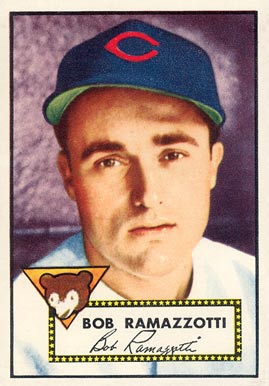 1952 Topps Bob Ramazotti #184 Baseball Card