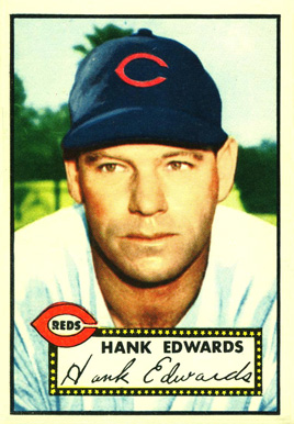 1952 Topps Hank Edwards #176 Baseball Card