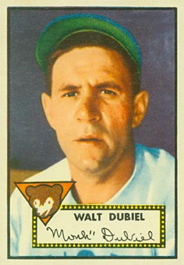 1952 Topps Walt Dubiel #164 Baseball Card