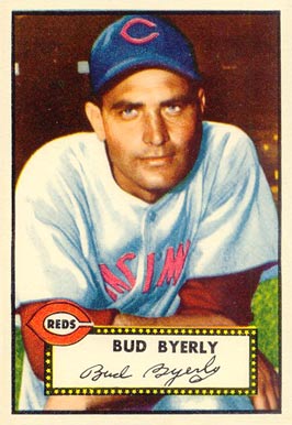 1952 Topps Bud Byerly #161 Baseball Card