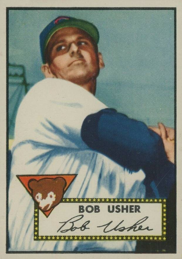 1952 Topps Bob Usher #157 Baseball Card