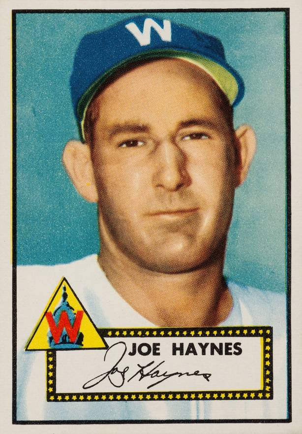 1952 Topps Joe Haynes #145 Baseball Card