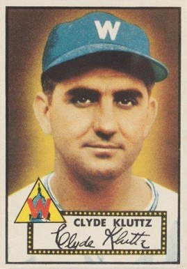 1952 Topps Clyde Kluttz #132 Baseball Card