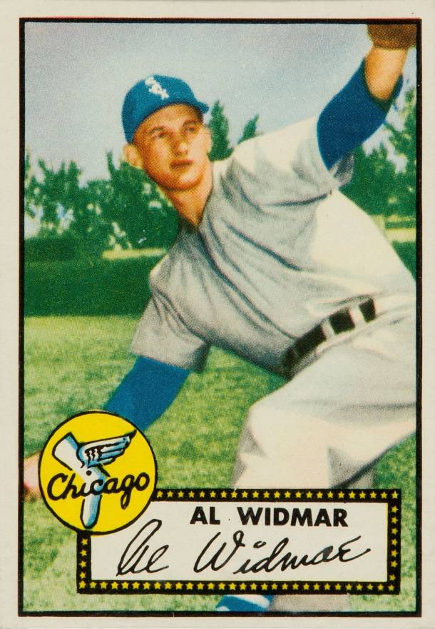 1952 Topps Al Widmar #133 Baseball Card