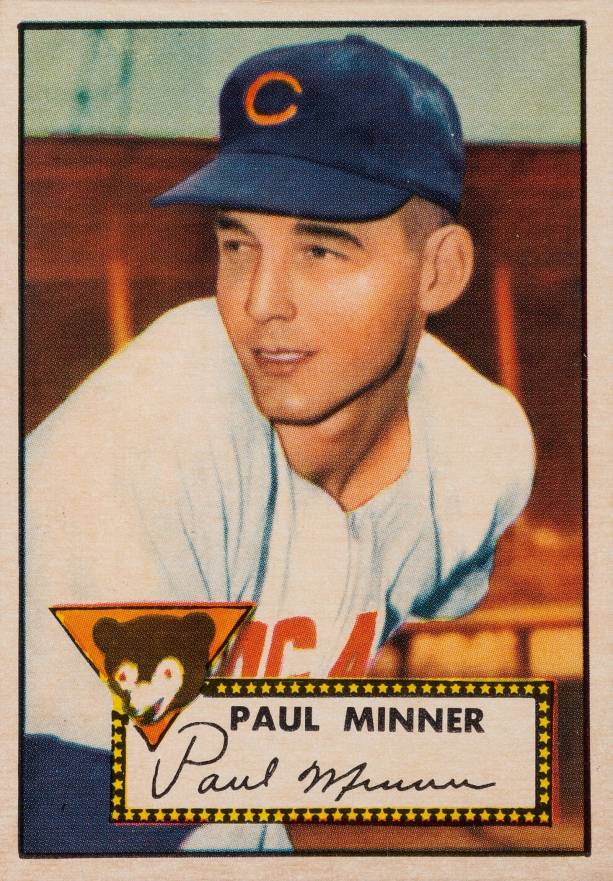 1952 Topps Paul Minner #127 Baseball Card