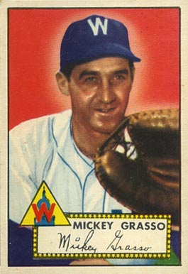 1952 Topps Mickey Grasso #90 Baseball Card