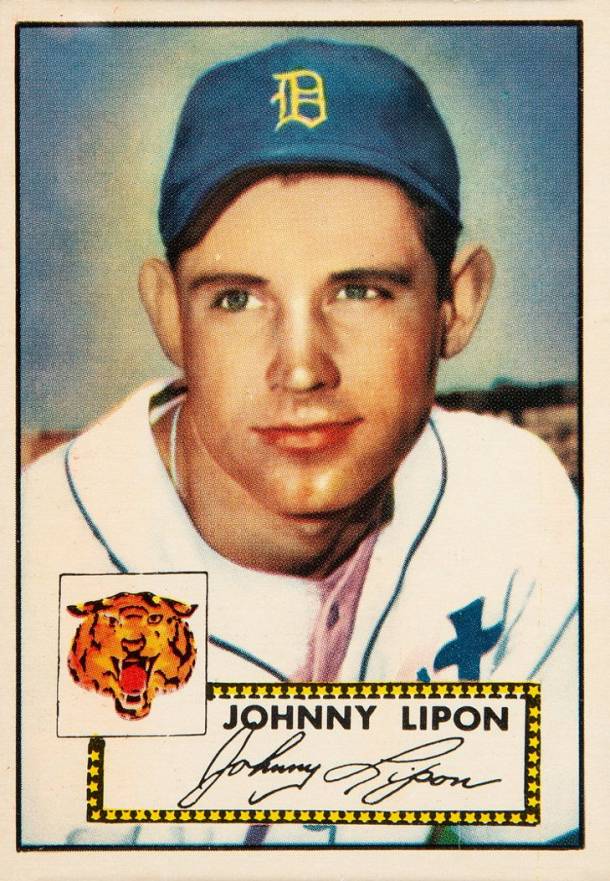 1952 Topps Johnny Lipon #89 Baseball Card