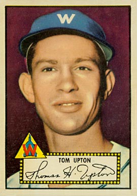 1952 Topps Tom Upton #71b Baseball Card