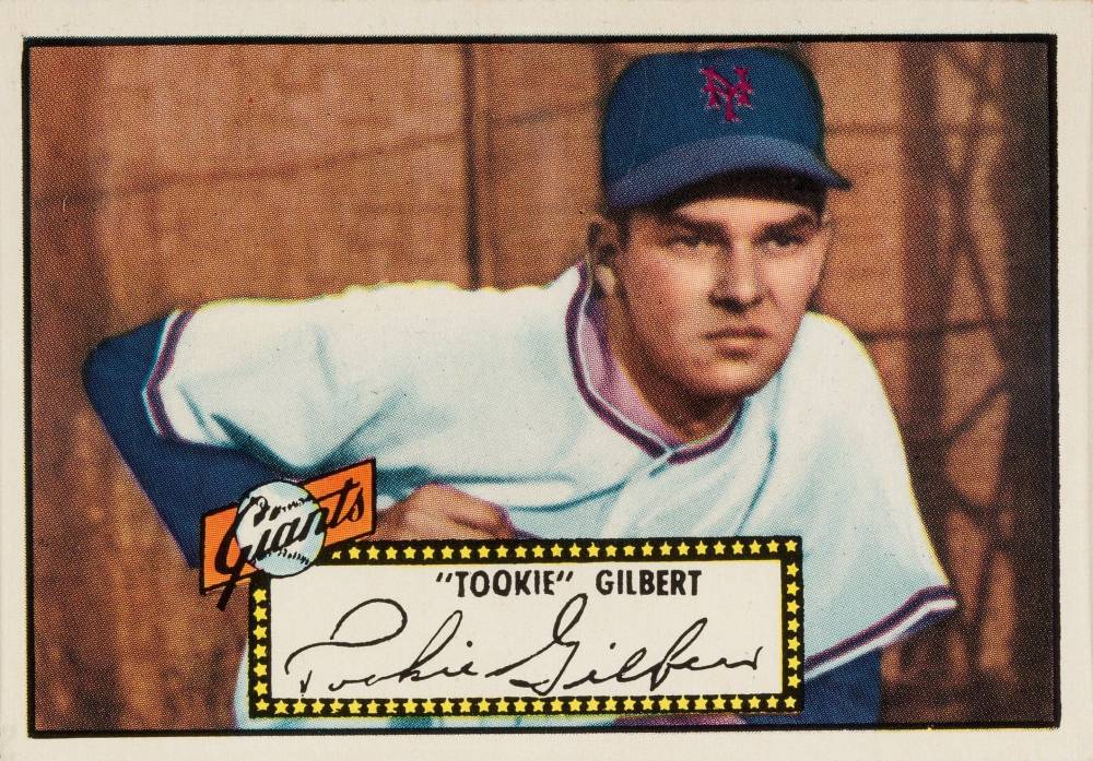 1952 Topps Tookie Gilbert #61b Baseball Card