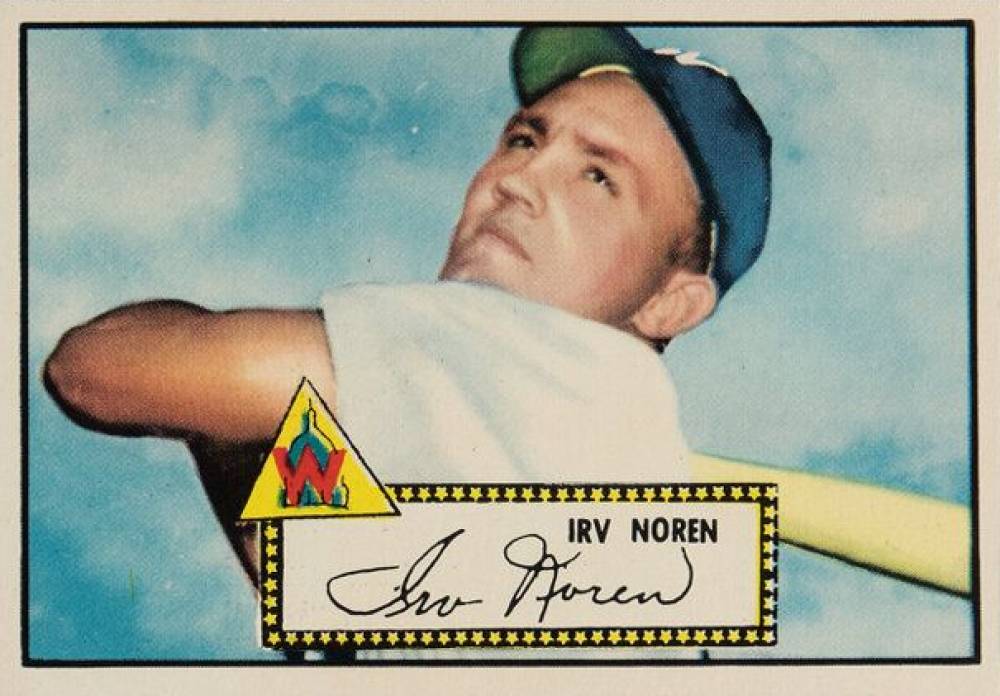 1952 Topps Irv Noren #40 Baseball Card
