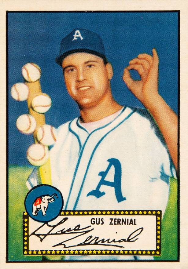 1952 Topps Gus Zernial #31 Baseball Card
