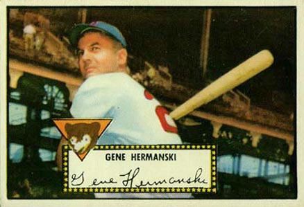 1952 Topps Gene Hermanski #16b Baseball Card