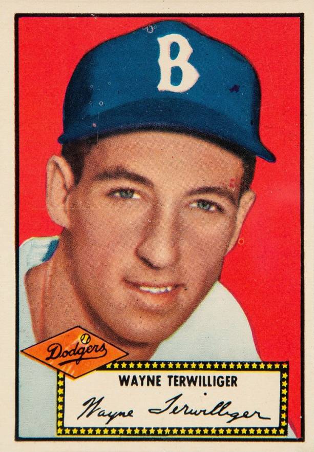 1952 Topps Wayne Terwilliger #7b Baseball Card