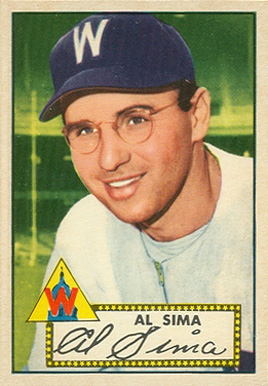 1952 Topps Al Sima #93 Baseball Card