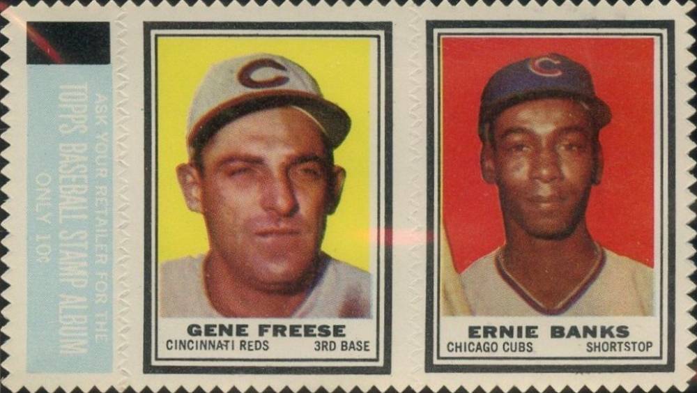 1962 Topps Stamp Panels Freese/Banks # Baseball Card