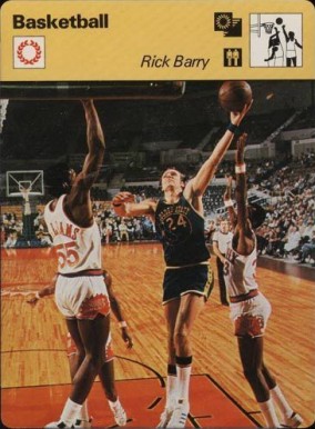 1977 Sportscaster Rick Barry #04-15 Basketball Card
