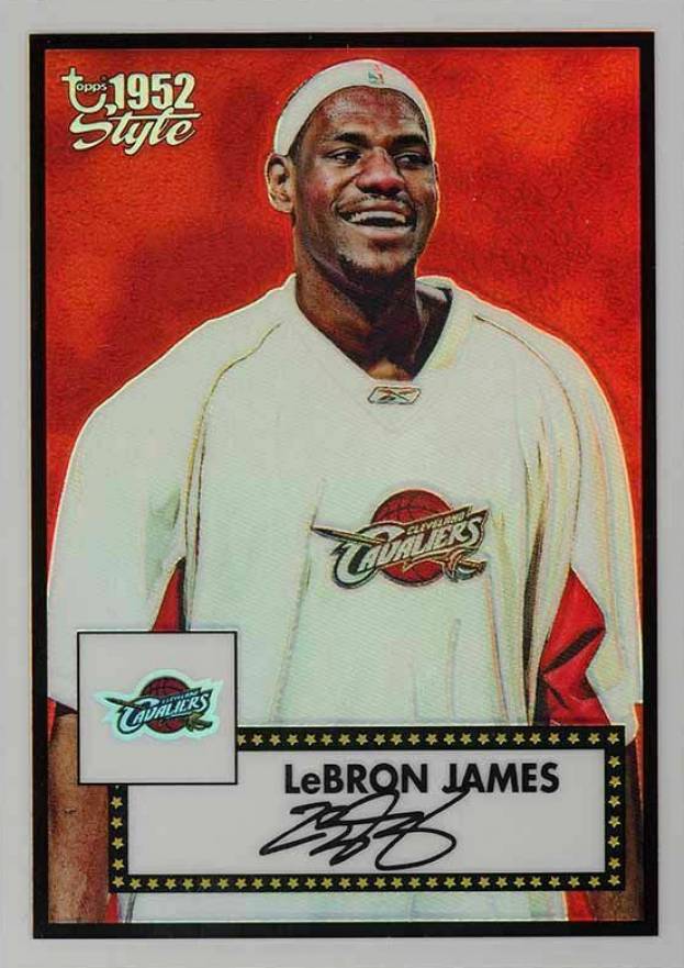 2005 Topps 1952 Style LeBron James #111 Basketball Card