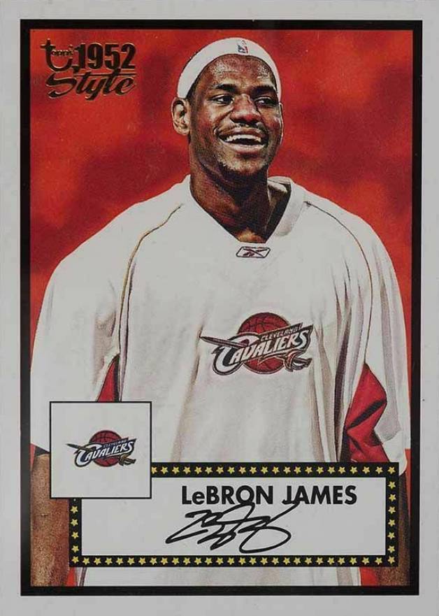 2005 Topps 1952 Style LeBron James #111 Basketball Card