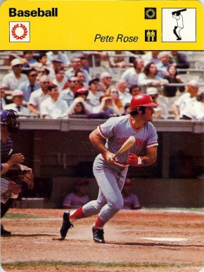1977 Sportscaster Pete Rose #08-04 Baseball Card