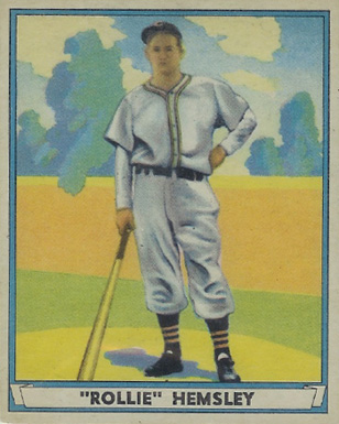 1941 Play Ball "Rollie" Hemsley #34 Baseball Card