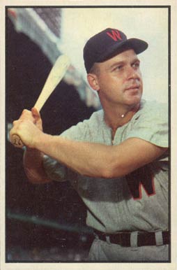 1953 Bowman Color Ken Wood #109 Baseball Card