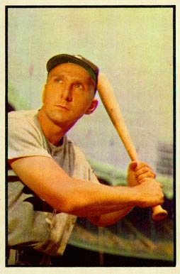 1953 Bowman Color Dick Kryhoski #127 Baseball Card